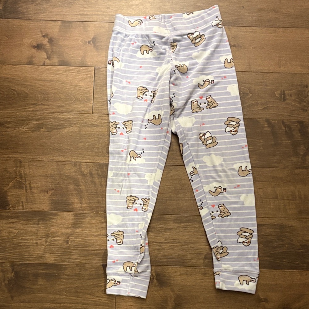 Cute Sloth Print Pajama Pants